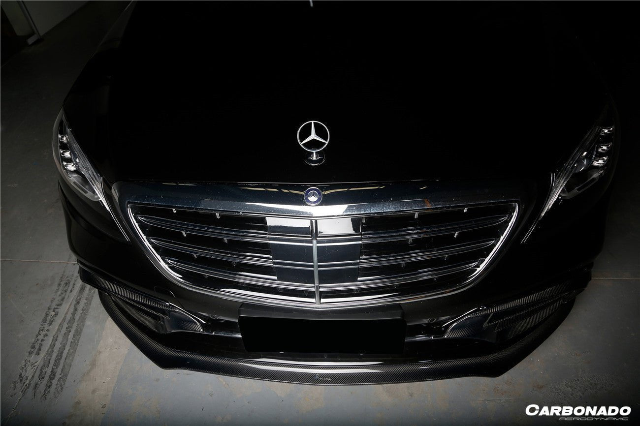 2017 - 2020 Mercedes Benz S63 W222 Sedan MSY Style Front Lip